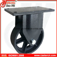6 Inch to 8 Inch Wastebin Rigid Castor with Iron Wheel
